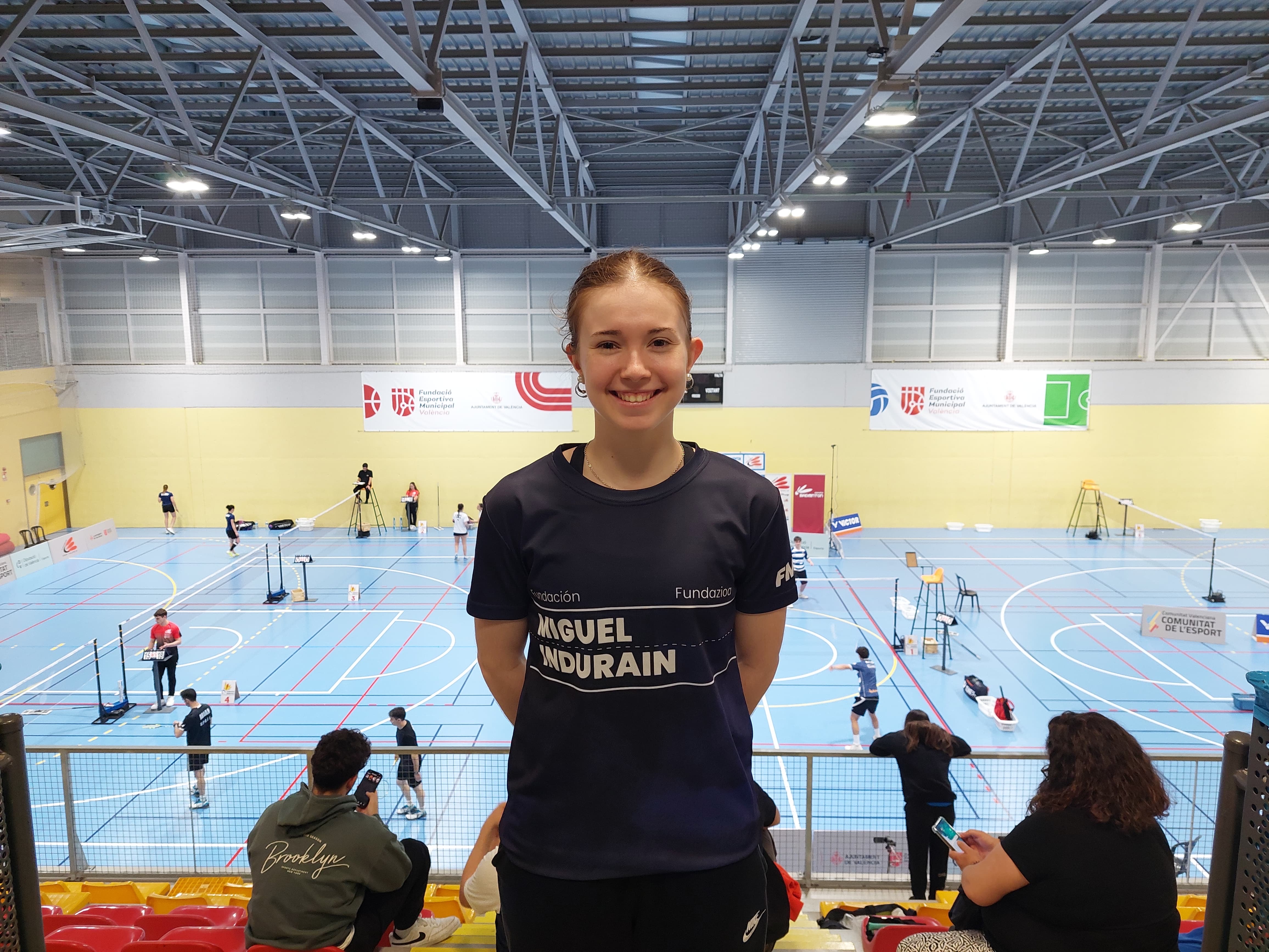 Amaia Torralba brilla en Valencia y se cuelga el bronce en dobles mixto